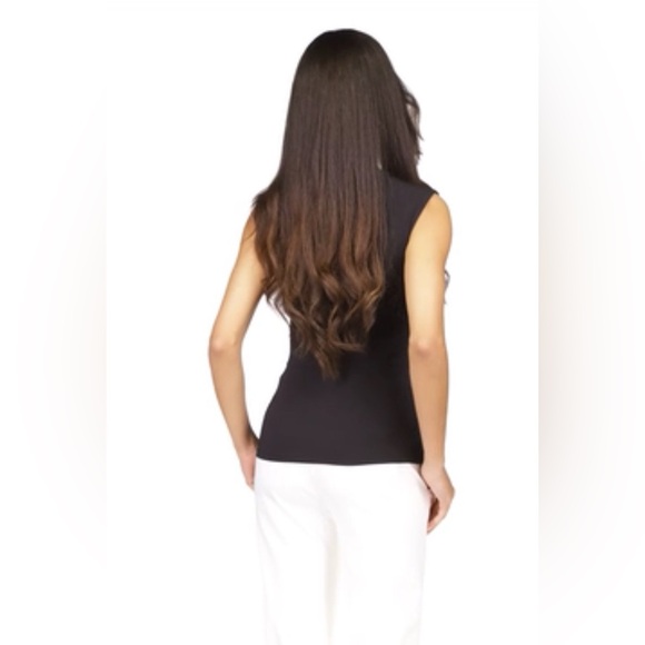 Michael Kors Women's Ring-Trim Twist-Front Top - Picture 3 of 4